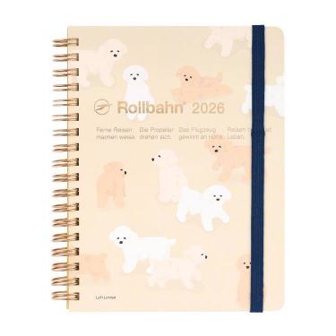 2025年10月始まり手帳 月間 L ロルバーン アニマル プードル【ロフト限定】