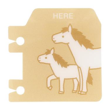 ロルバーン ブックマーク 干支 ポニー ゴールド【ロフト限定】