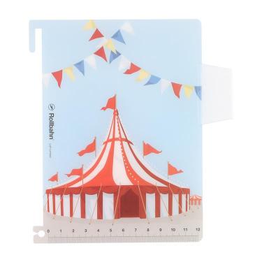 ロルバーン 下敷き ポケット付きメモL用 メリリー テント【ロフト限定】