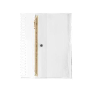 ロルバーン ポケット付メモ ストレージカバー A5 グレージュ