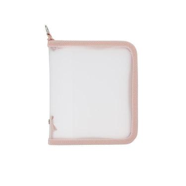 ロルバーン ポケット付メモ ラウンドケース M ライトピンク