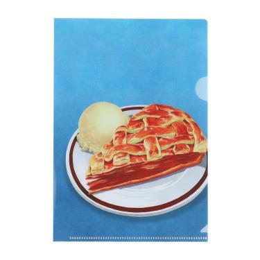 クリアホルダー B6 アメリカンスイーツ A（アップルパイ）