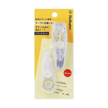 ロルバーン 修正テープ 交換式用 リフィルセット ライトパープル