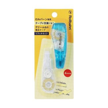 ロルバーン 修正テープ 交換式用 リフィルセット スカイブルー