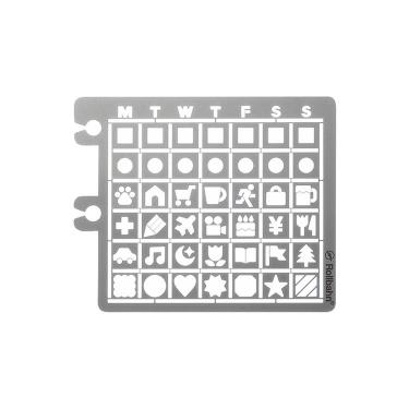 ロルバーン テンプレート カレンダー A シルバー