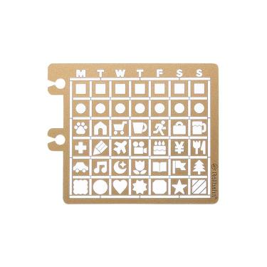 ロルバーン テンプレート カレンダー A ゴールド