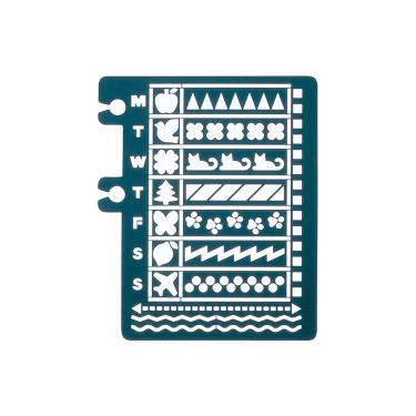 ロルバーン テンプレート カレンダー B ターコイズ