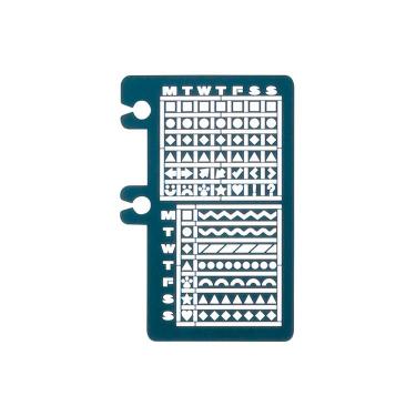 ロルバーン テンプレート カレンダー D ターコイズ