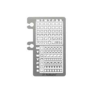 ロルバーン テンプレート カレンダー D シルバー