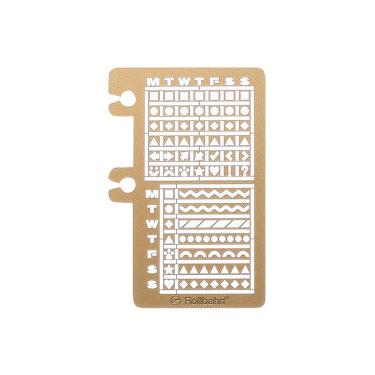 ロルバーン テンプレート カレンダー D ゴールド