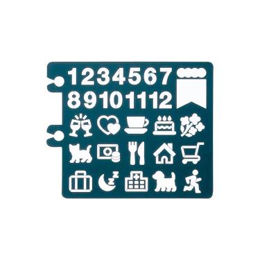 ロルバーン テンプレート デコレーション C ターコイズ