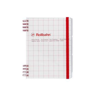 ロルバーン フレキシブルカバー360° L ハイクリアポケット チェック レッド