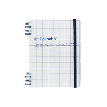 ロルバーン フレキシブルカバー360° L ハイクリアポケット チェック ブルー