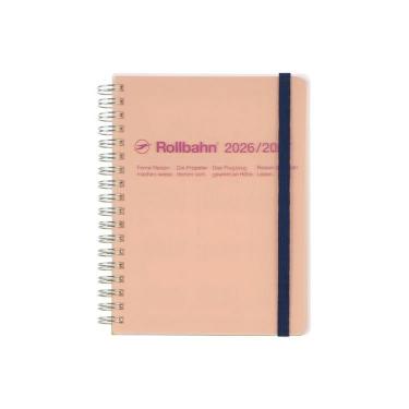 2026年3月始まり 月間 L ロルバーンダイアリー クリア クリアピンク