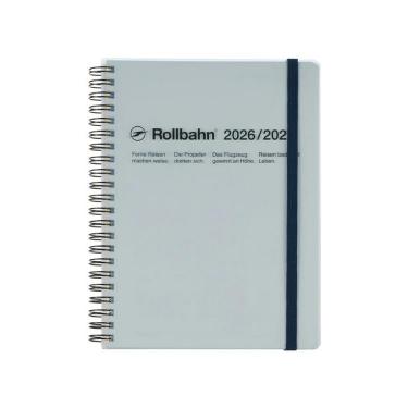 2026年3月始まり 月間 A5 ロルバーンダイアリー クリア クリアブルー