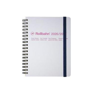 2026年3月始まり 月間 L ロルバーンダイアリー メタリック パールホワイト