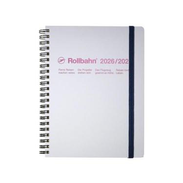 2026年3月始まり 月間 A5 ロルバーンダイアリー メタリック パールホワイト