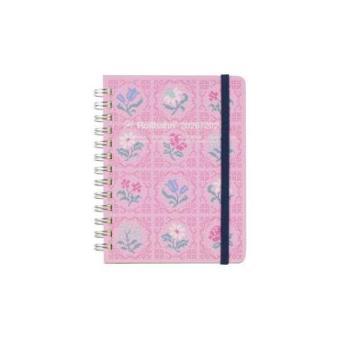 2026年3月始まり 月間 M ロルバーンダイアリー フローラ ピンク