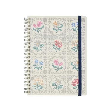 2026年3月始まり 月間 A5 ロルバーンダイアリー フローラ ホワイト