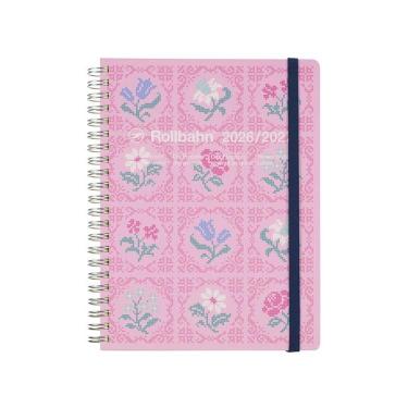 2026年3月始まり 月間 A5 ロルバーンダイアリー フローラ ピンク