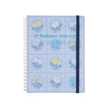 2026年3月始まり 月間 A5 ロルバーンダイアリー フローラ ライトブルー