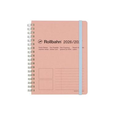 2026年3月始まり 月間 L ロルバーンダイアリー ルブリカ コーラルピンク