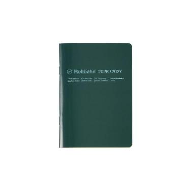 2026年3月始まり 月間 A6 ロルバーンノートダイアリー ダークグリーン