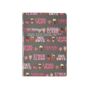 2026年3月始まり 月間 A5 ロルバーンノートダイアリー レベルアップ ピンク