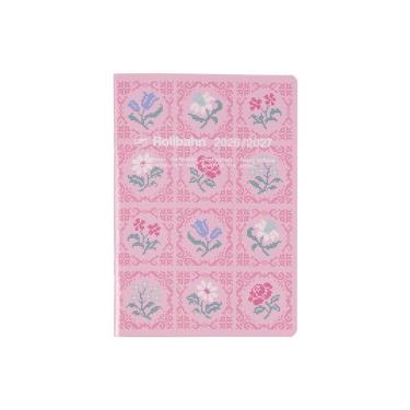 2026年3月始まり 月間 B6 ロルバーンノートダイアリー フローラ ピンク