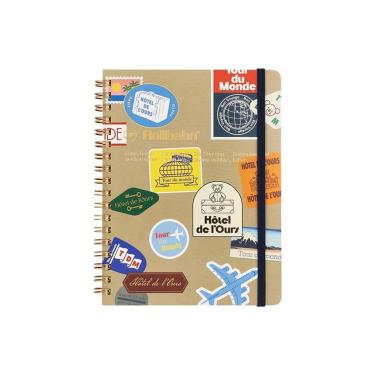 ロルバーン ポケット付メモ L ペリープル D（ステッカー）