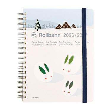 2026年3月始まり 月間 L ロルバーンダイアリー 雪うさぎ【ロフト限定】