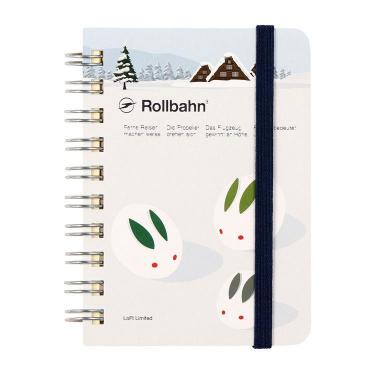 ロルバーン ポケット付きメモ ミニ 雪うさぎ【ロフト限定】