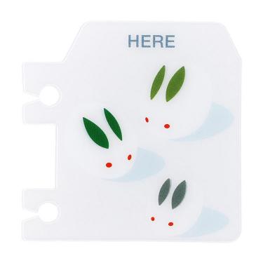 ロルバーン ブックマーク 雪うさぎ【ロフト限定】