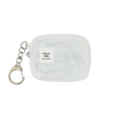 インナーキャリングキーホルダー クリア ホワイト