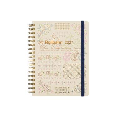 2026年10月始まり手帳 月間 L ロルバーンダイアリー グリマー クリーム