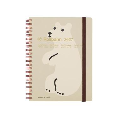 2026年10月始まり手帳 月間 A5 ロルバーンダイアリー WARMGREY TAIL ベージュ