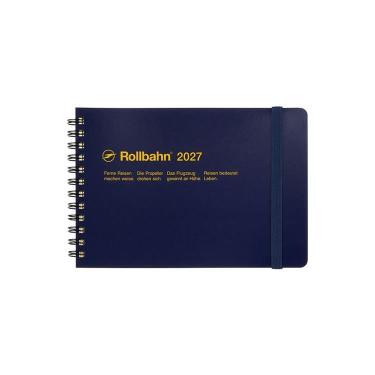 2026年10月始まり手帳 月間 L ロルバーンダイアリー 横型 ダークブルー
