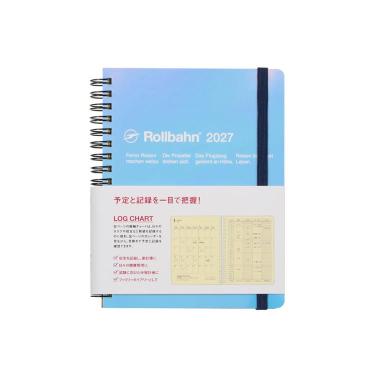 2026年10月始まり手帳 月間 L ロルバーンダイアリー ログチャート メタリック ポラライズ
