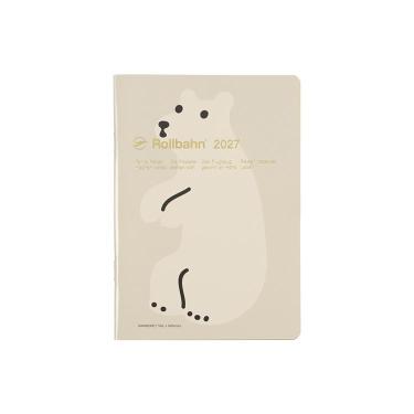 2026年10月始まり手帳 月間 B6 ロルバーンノートダイアリー WARMGREY TAIL ベージュ