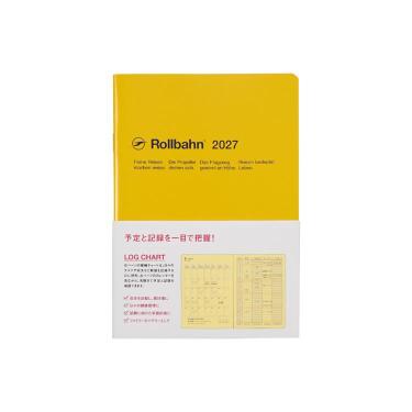 2026年10月始まり手帳 月間 B6 ロルバーンノートダイアリー ログチャート イエロー