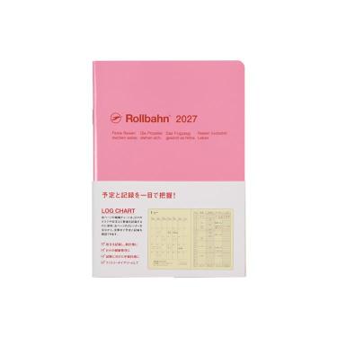 2026年10月始まり手帳 月間 B6 ロルバーンノートダイアリー ログチャート ピンク