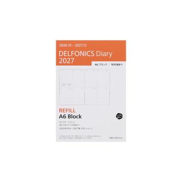 2026年10月始まり手帳 週間ブロック A6 ロルバーンダイアリー リフィル