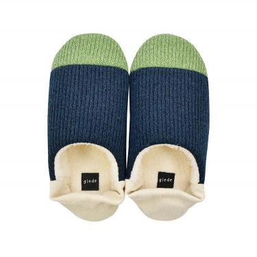 ニットルームシューズ 23～24.5cm ネイビー