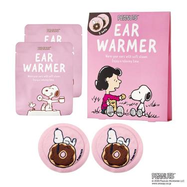 PEANUTS イヤーウォーマー ピンク 2セット