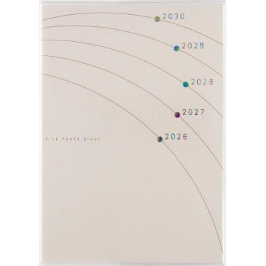 2026年1月始まり 週間ブロック B6 5年日記（19）