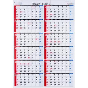 2026年1月始まり 壁掛け A2 エコカレンダー E1