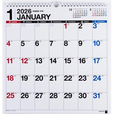 2026年1月始まり 壁掛け A3変型 エコカレンダー E11
