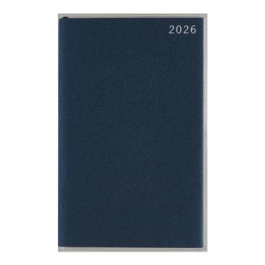 2026年3月始まり手帳 週間レフト B7 ティーズビューインデックス4（654）紺
