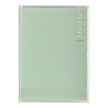 2026年3月始まり手帳 週間ブロック B7 ティーズピュア4（764）ミント