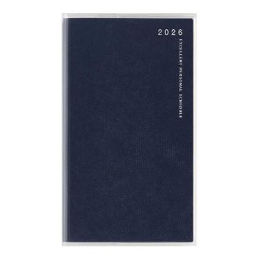 2026年3月始まり手帳 月間 B7 リベルデュオ4（794）ヴィンテージ・インディゴ